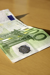 유로, eur, 돈, 통화, 청구서, 종이 돈, 달러 지폐