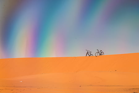Marokko, Sahara, Sand, Wüste, leere, verlassen, seltsames Licht