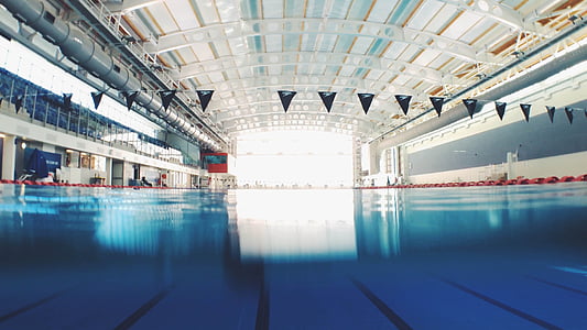 pływanie, basen, Sport, miejsce, wewnątrz, wody