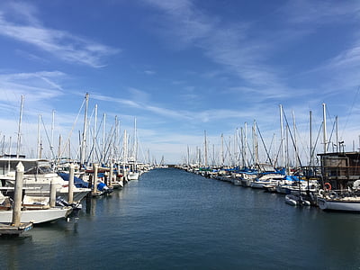 Marina, Yachts, havet