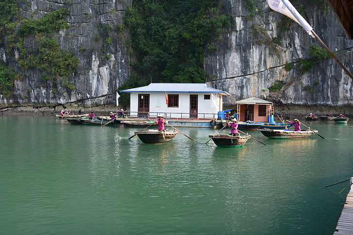 Ha long bay, Vietnam, matkustaa, risteily