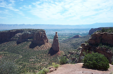 neatkarības klints, klints, Colorado national monument, Grand junction, Colorado