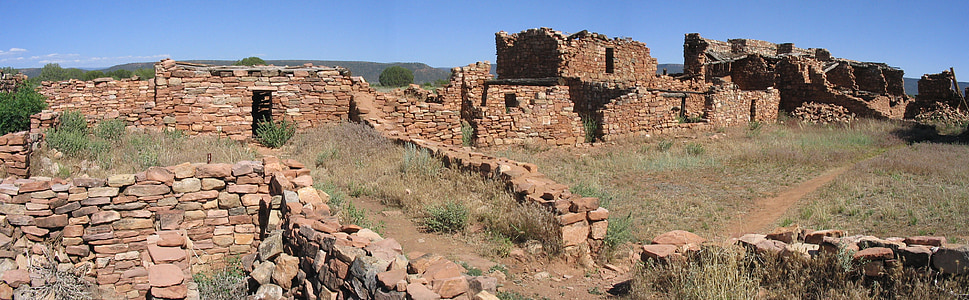 ruiny kinishba, Indianie Zuni, Hopi, Fort Apaczów, Arizona, pierwsze narody, Indianie