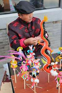 homme de sucre, Chinois traditionnel, pâte