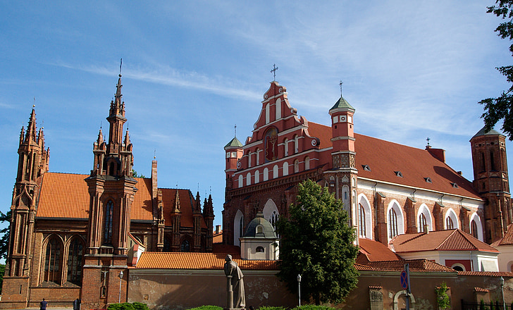 Lituania, Chiesa di Santa Anna, mattoni, campanili