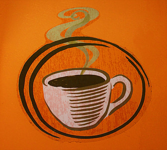 kaffe, Cup, kaffekopp, frokost, kafé, varm sjokolade, drikke