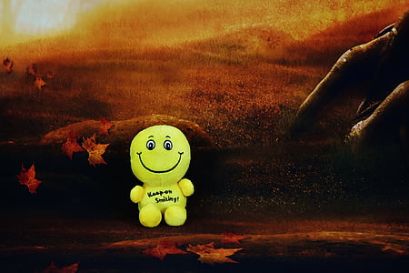 Smiley, drôle, jaune, heureux, bonne humeur, émoticône, Smileys