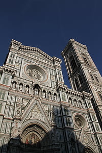 florentská katedrála, Florencie, Itálie, kostel, orientační bod, slavný, Architektura