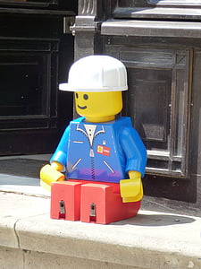 LEGO, podložky, Guy, Ludek, postava, muž