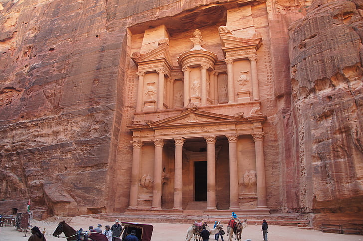 Petra, Jordania, jones de Indiana, película, punto de referencia, antigua, arquitectura