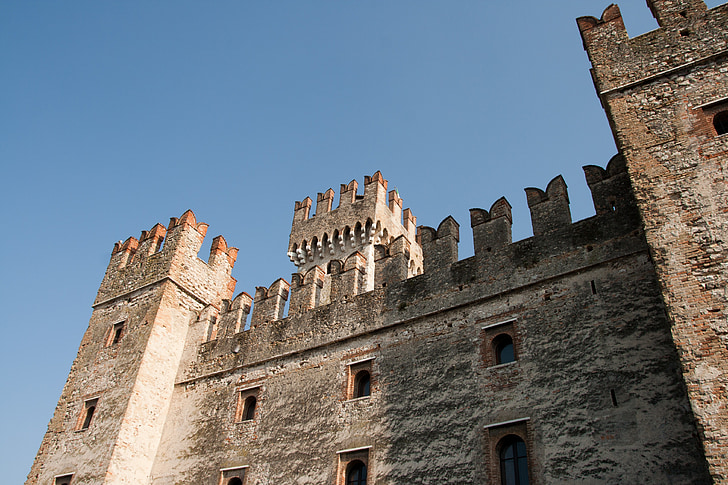 byggnad, arkitektur, historia, slott, Cremona, Italien