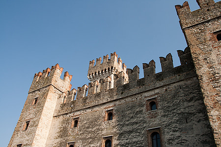 edificio, arquitectura, historia, Castillo, Cremona, Italia