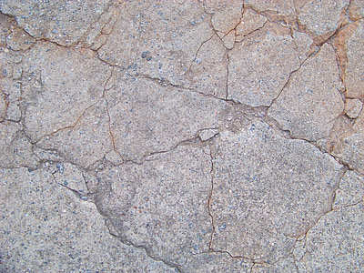 cementu, podlaha, Sádra, šedá, popraskané, textura, beton