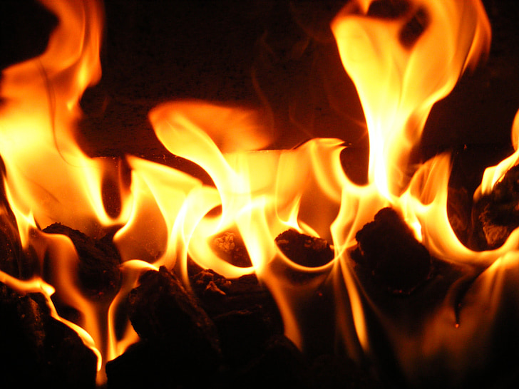 flame, fire, burn, orange, yellow, warm, fiery