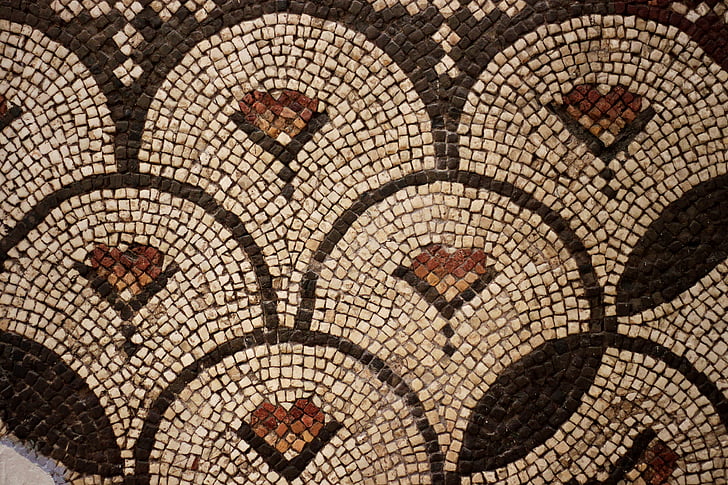 mosaic, museum, on, historical works, hatay museum