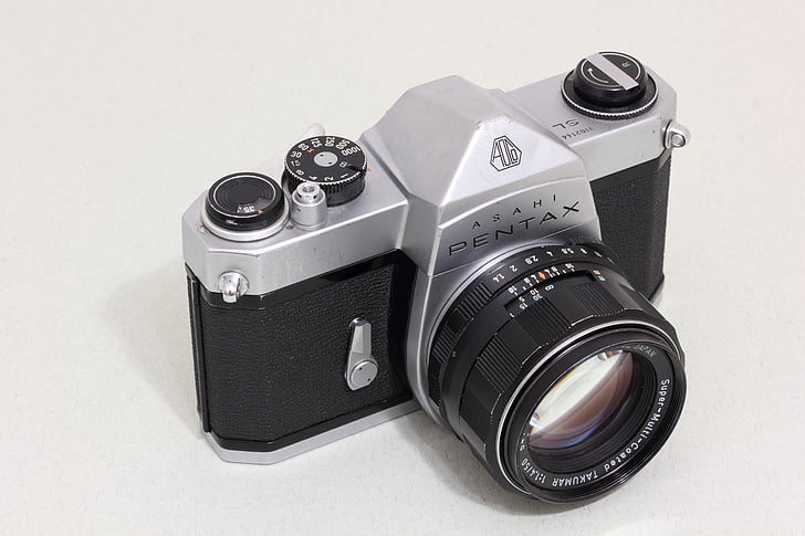 Asahi, Pentax, optinen, Japani, SLR, 35mm, filmikameralla