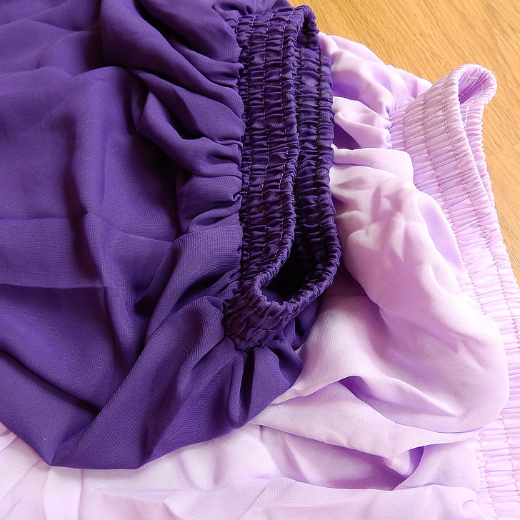 la substance, vêtements, Purple, en détail, mousseline de soie, gomme, LEM