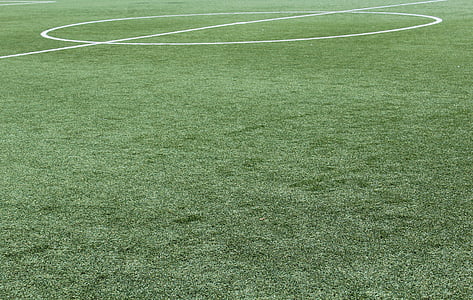 grama sintética, meio-campo, futebol