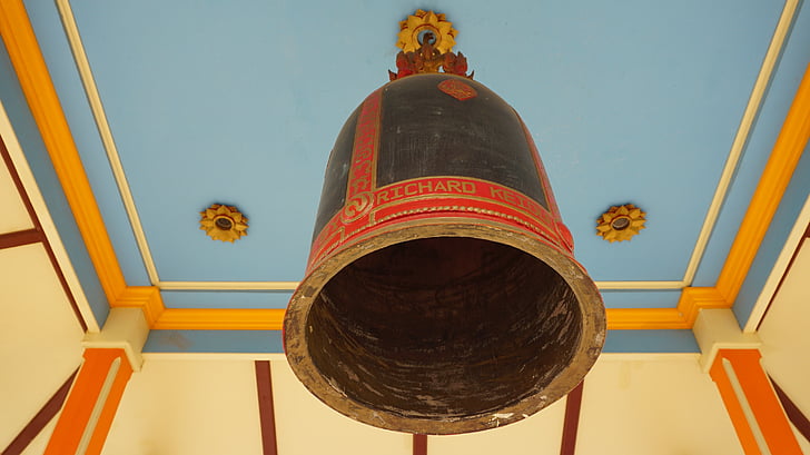 bell, bell tower, measure, art, thailand