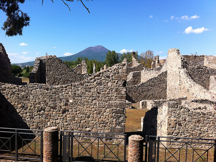 Pompeji, Vesuvius, kultur, vulkan, arkeologi, romerska, antika