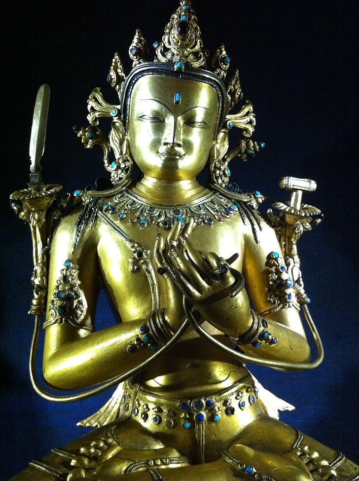 Thai, religion, Asia, templet, andlighet, staty, Buddha
