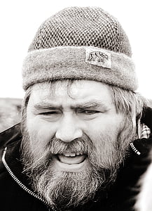 arqueólogo, Islas Shetland, Escocia, Retrato, hombre, carácter, barba