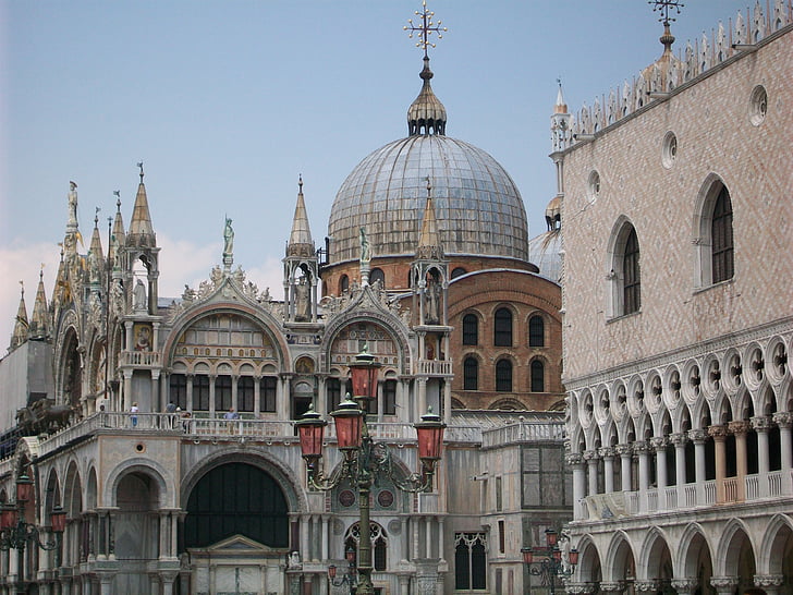 Cathedral, San, Marcos, Architektúra, Taliansko, slávne miesto, Európa