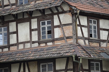 fachwerkhaus, houten huis, dorp, Oberkirch, Duitsland