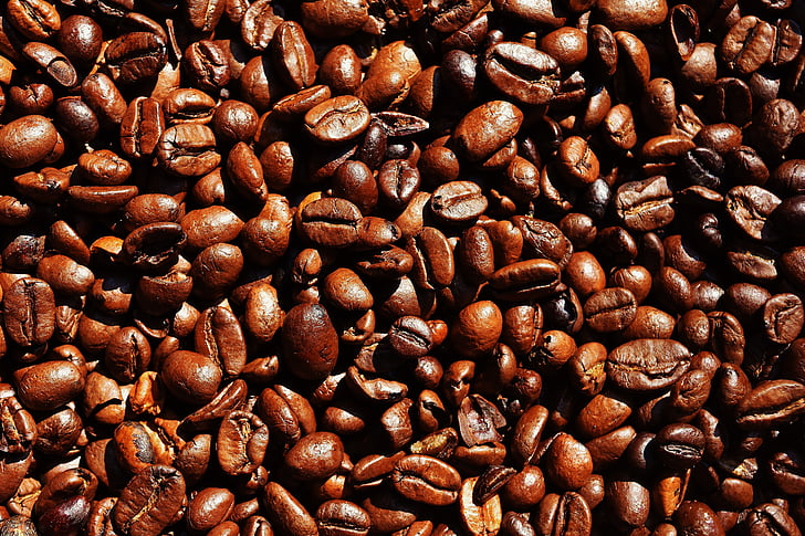 kávé, Szemes kávé, kávézó, pörkölt, koffein, barna, aroma