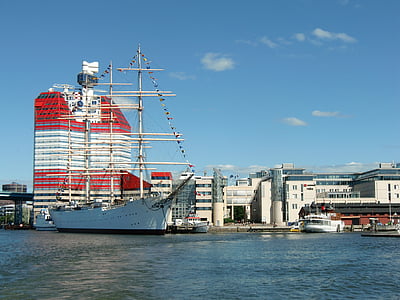 Gotemburgo, pequeno crescimento, Vikings, barco