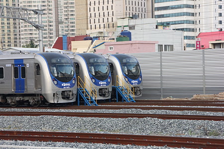 Korea, Republiken korea, järnväg, elmotorer, tåg, Tunnelbana, koreanska tunnelbana
