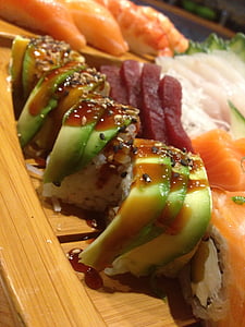 Sushi, Japoński, jap, jedzenie, Restauracja, ryby, zdrowe