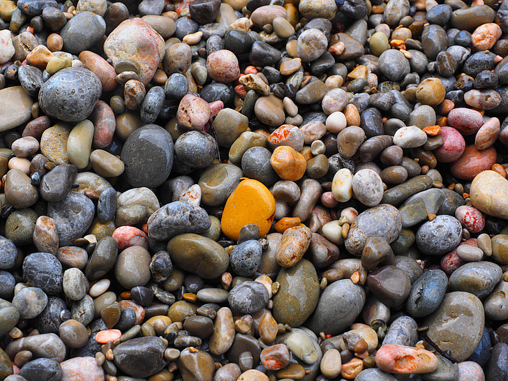 pebbles, stones, colorful roundish, color, colorful, scree, pebble