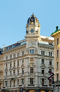 Wiedeń, Austria, Miasto, Skyline, budynki, Architektura, miast
