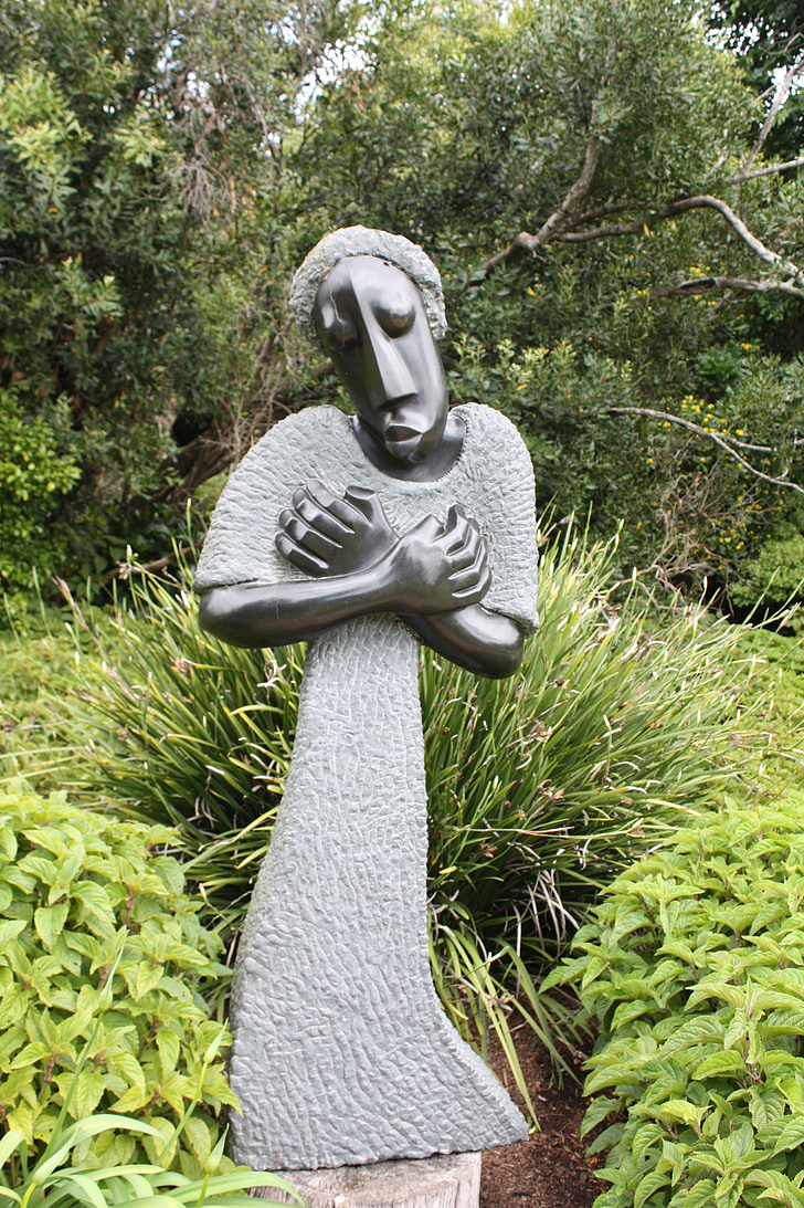 Sør-Afrika, Cape town, Botanisk hage, Kirstenbosch, figur, skulptur, figur hage