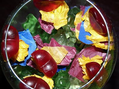glass, candy, sweetness, colorful, gift, wine glass, fruit jelly