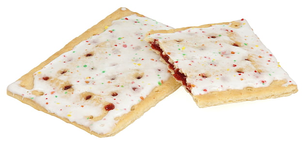 food, eat, diet, strawberry, pop tarts, white background, food and drink
