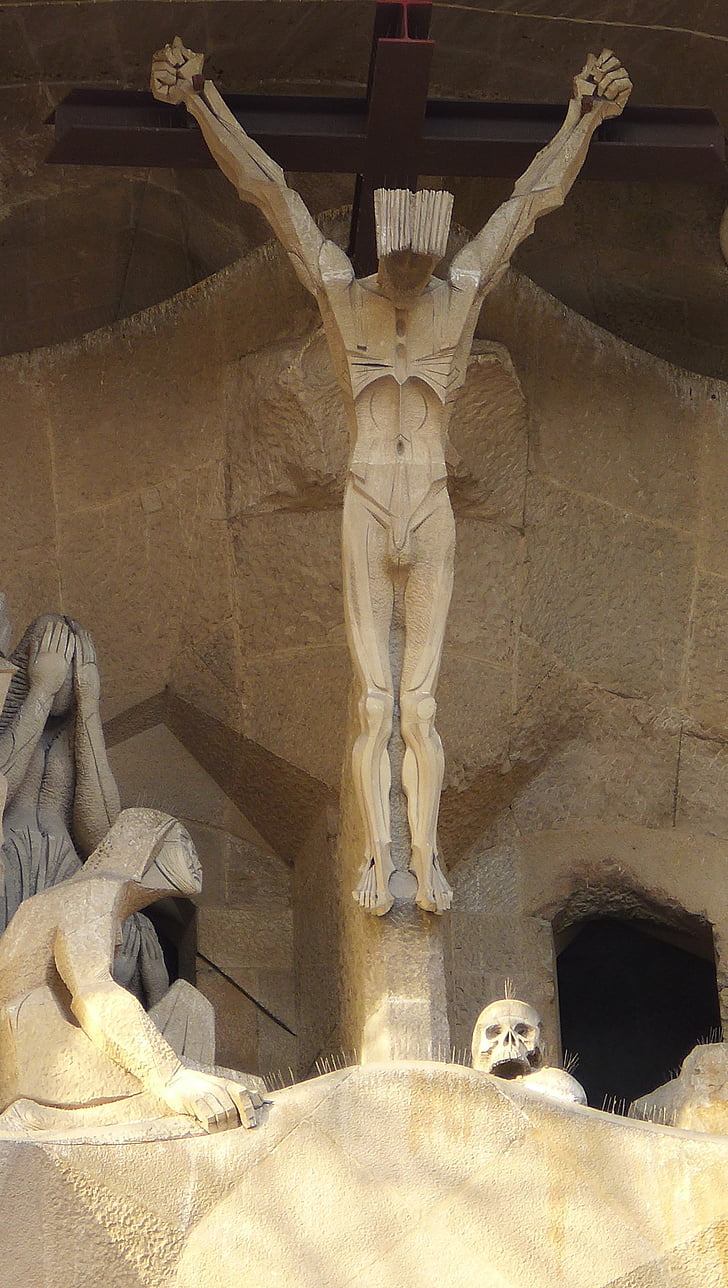 Kreuz, Barcelona, Religion, Architektur, Statue, Kirche