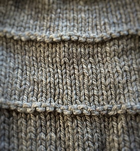 tricotage, Tricoter, tissu, laine, Jersey tubulaire, arrière-plan, jarretière