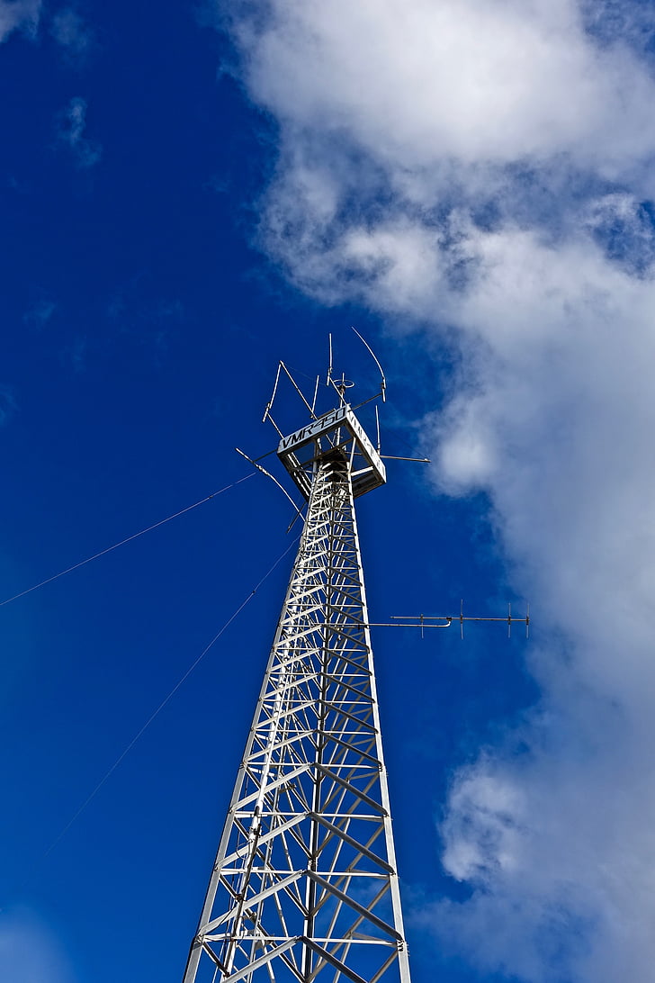 tornet, kommunikation, trådlös, antenn, sändning, satellit, telekommunikation