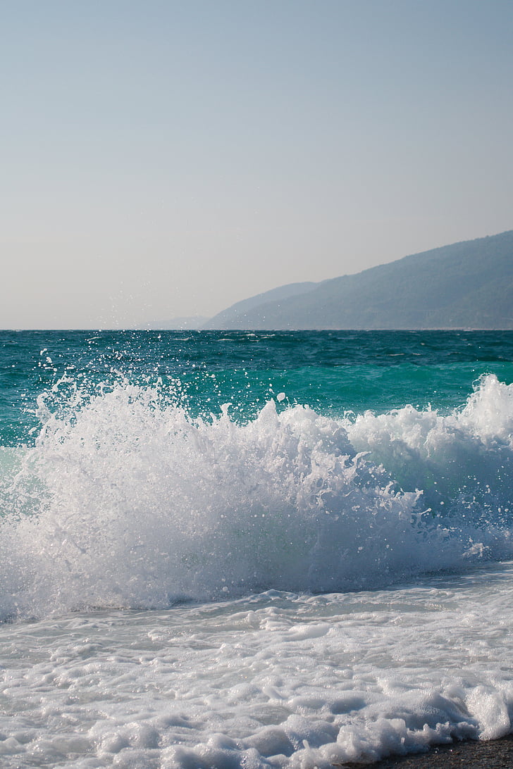 abkhazia, sea, wave