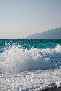 Abházia, tenger, hullám