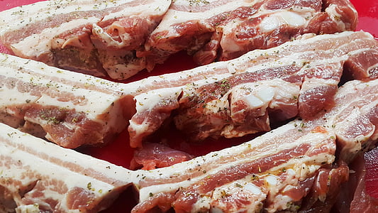 thịt lợn, thịt lợn thùng, thịt, thực phẩm, thực phẩm và đồ uống, Slice, chất đạm