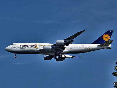 Боїнг, Lufthansa, літаки 747, Авіакомпанія, світу з футболу 2014, команда, Німеччина