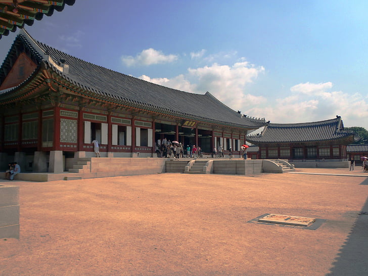 Koreja, ēka, pieminekļu, Seoul, karalis, tradīcija, dzīvoklis