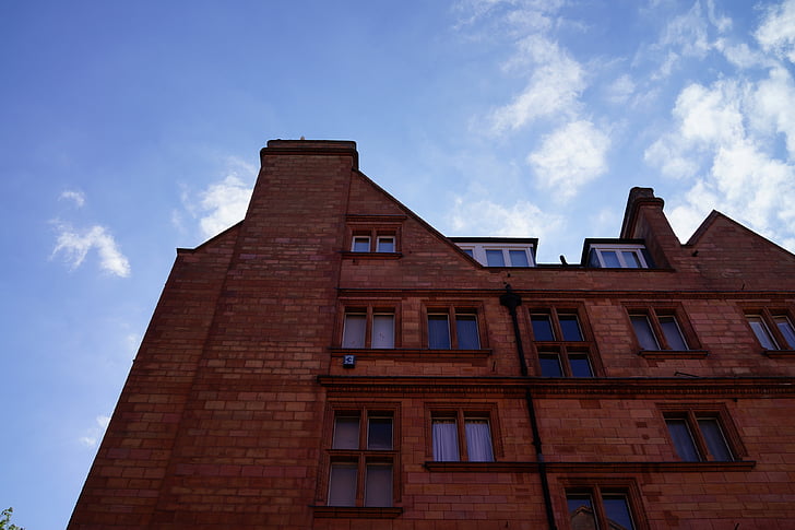 London, arsitektur, langit biru