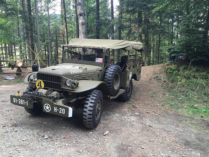 Armia, Jeep, rekonstrukcje, pojazdy wojskowe, Druga wojna