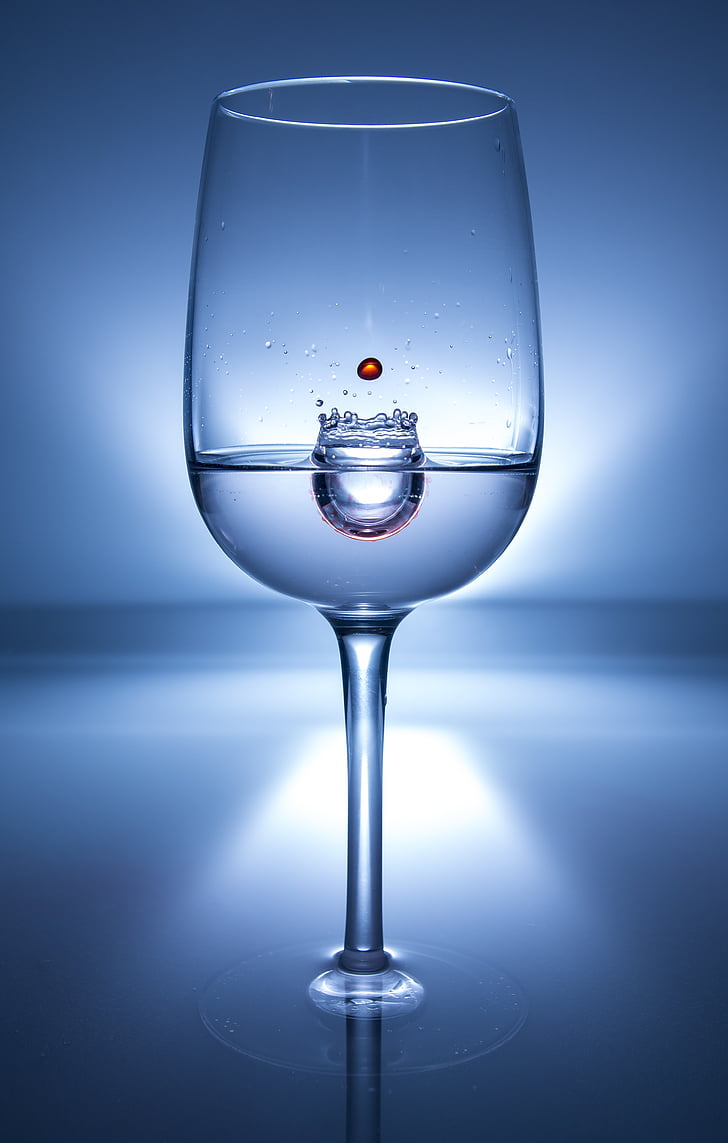 wine glass, drip, high speed, liquid, spray, drop of water, splash
