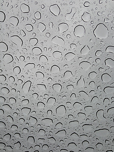kiša, kapi kiše, vode, pad, tekućina, staklo, prozor