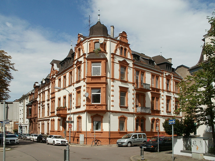 Haus, Gebäude, Saarbrücken, Bau, Architektur, Wohn-, Struktur